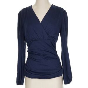Grace Karin - long sleeve navy blue blouse